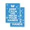 Signmission Keep Calm, 7 in W x Rectangle, Plastic OS-2PACK-NS-P-710-25574 - alternate 1